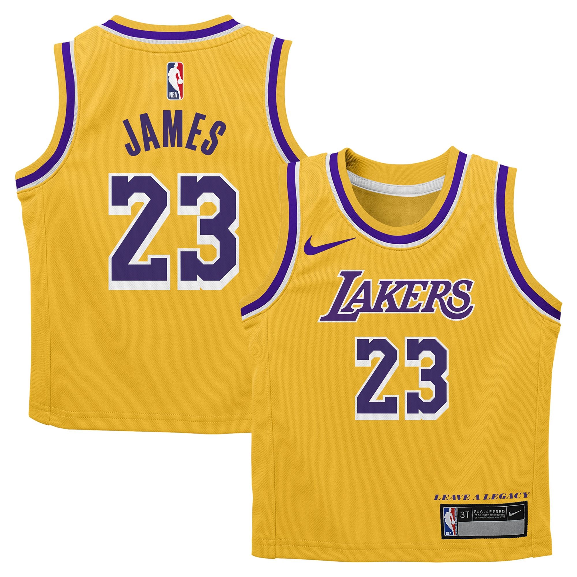 Alternative view of Los Angeles Lakers Icon Jersey Box Set - Lebron James - Infant - JS832 