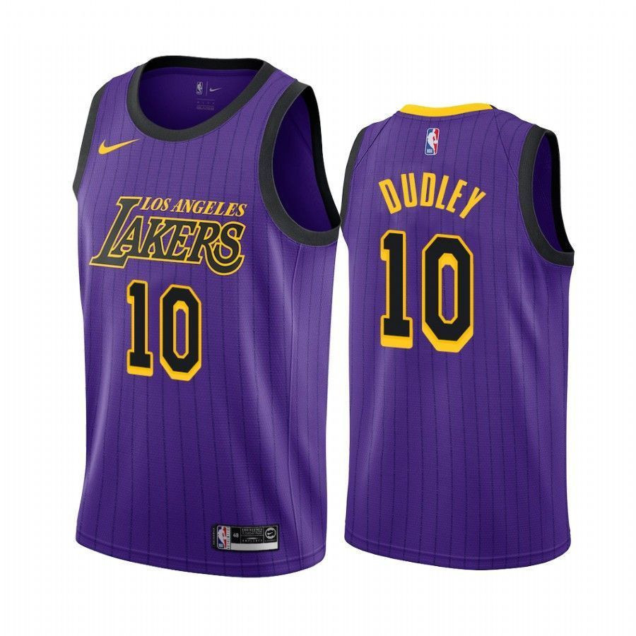 Los Angeles Lakers Jared Dudley 10 City Men's Jersey - JS813 