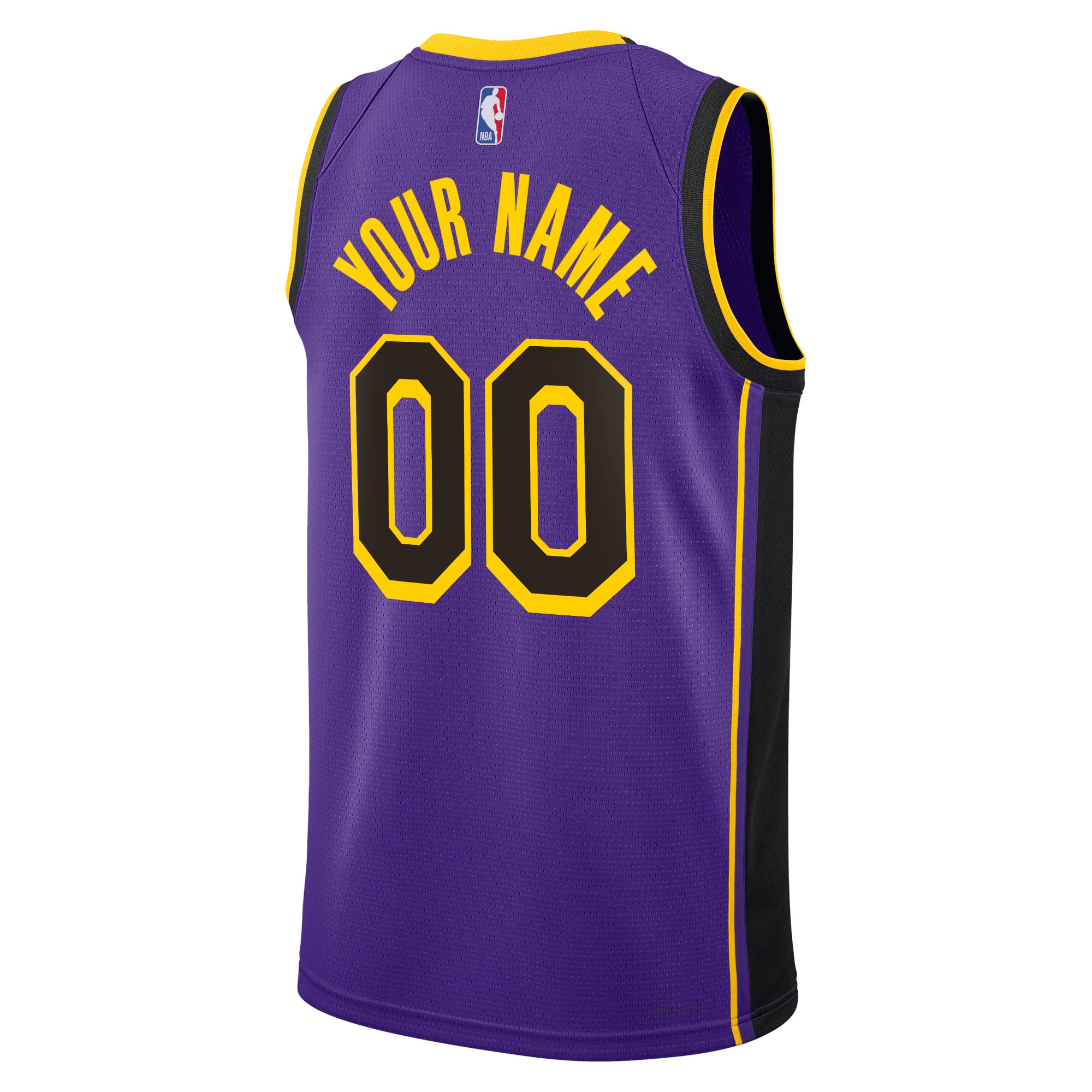 Alternative view of Los Angeles Lakers Jordan Statement Swingman Jersey - Custom - Unisex - JS833 