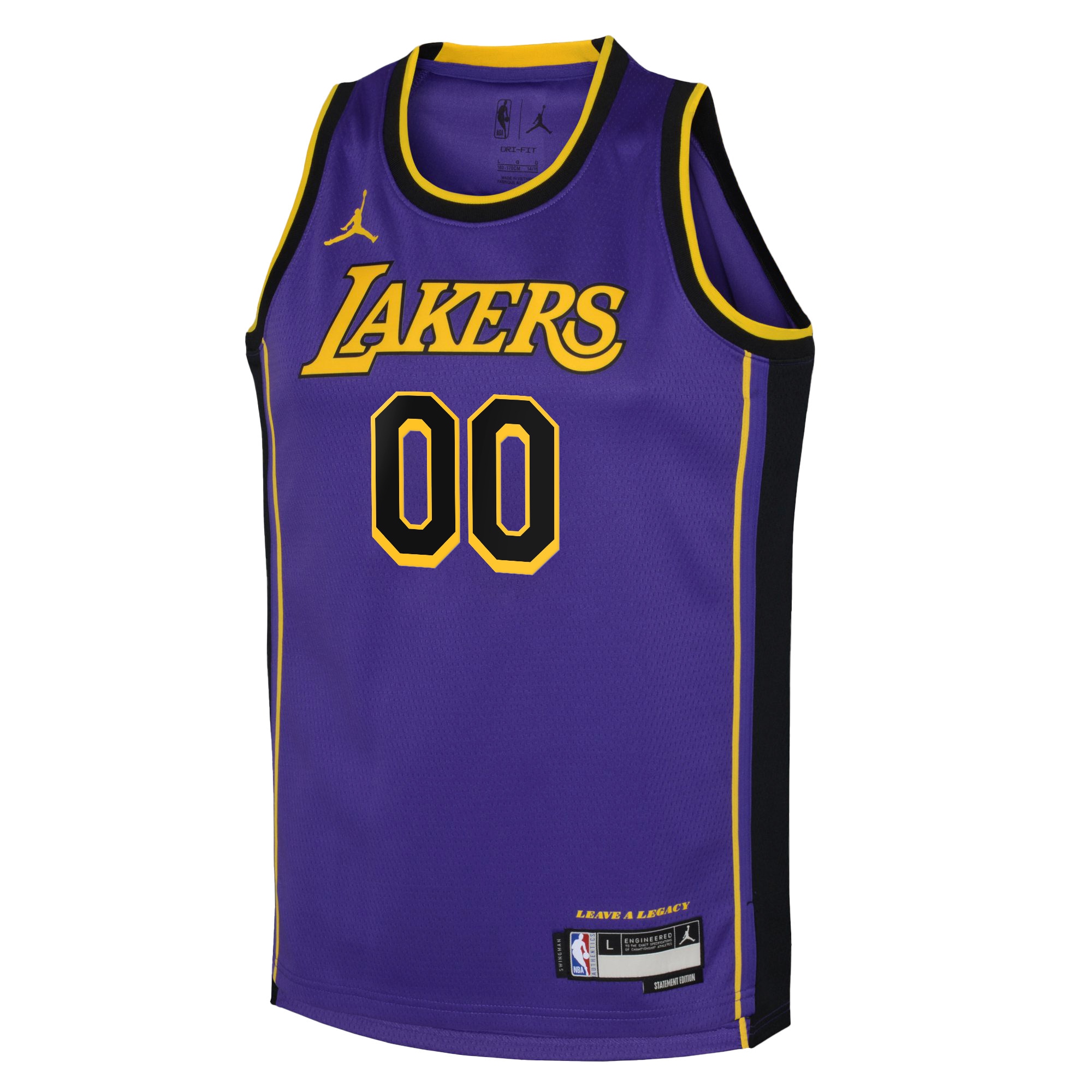 Los Angeles Lakers Jordan Statement Swingman Jersey - Custom - Youth - JS822 