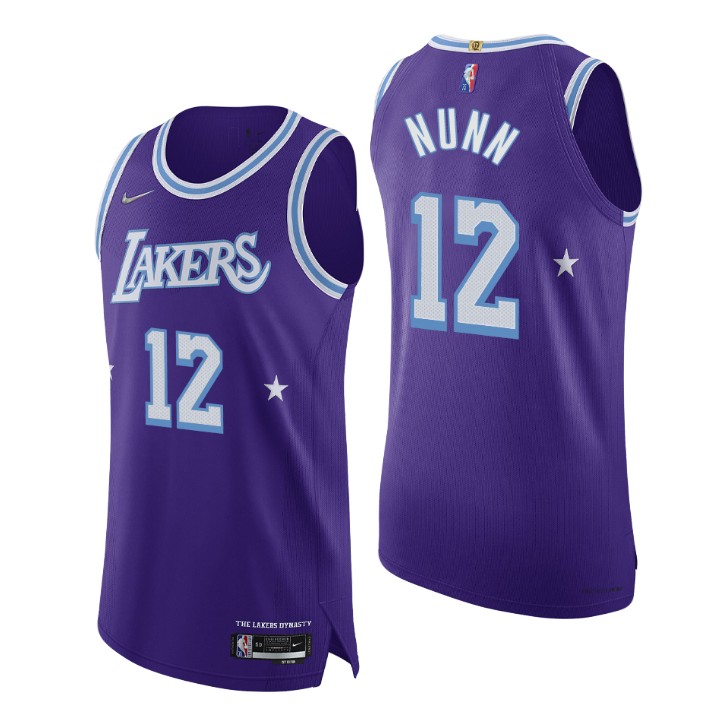 Los Angeles Lakers Kendrick Nunn 2021-22 75th Anniversary Authentic Jersey Icon