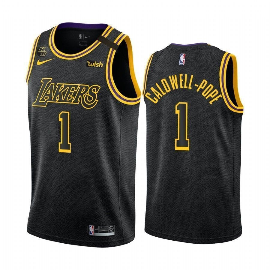 Los Angeles Lakers Kentavious Caldwell-pope 1 Black Mamba Inspired City Jersey - JS636 