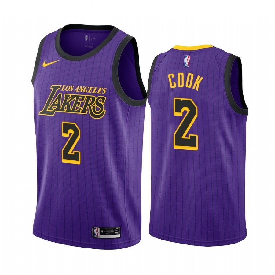 Los Angeles Lakers Quinn Cook 2 City Men's Jersey - JS614 
