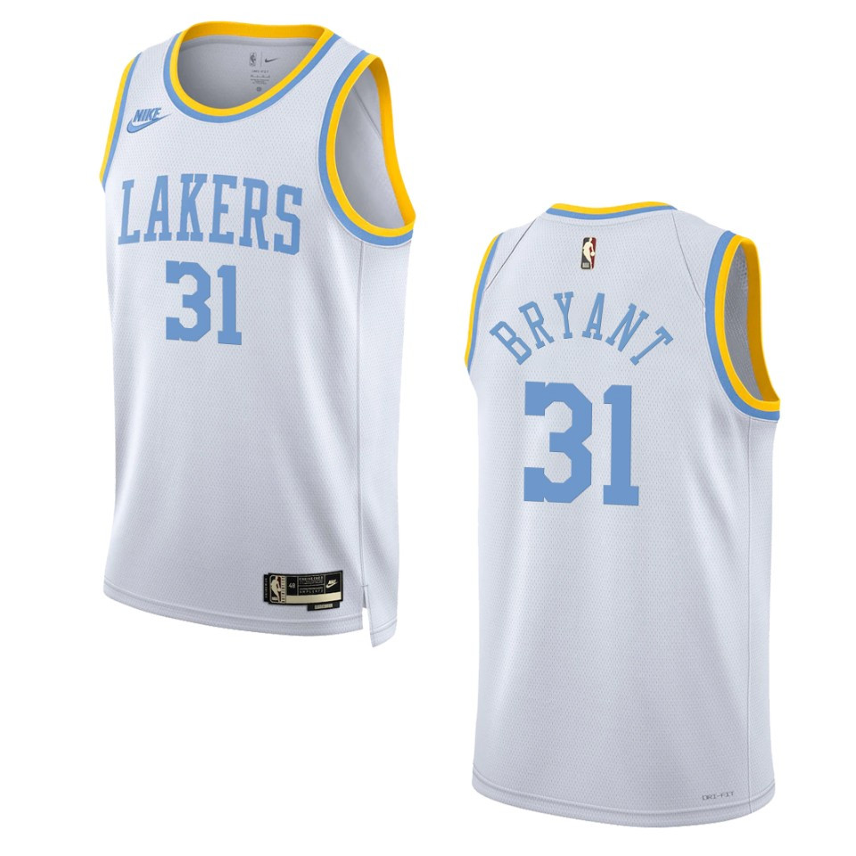 Los Angeles Lakers Thomas Bryant White 75 Anniversary 2022-23 Classic Edition Jersey