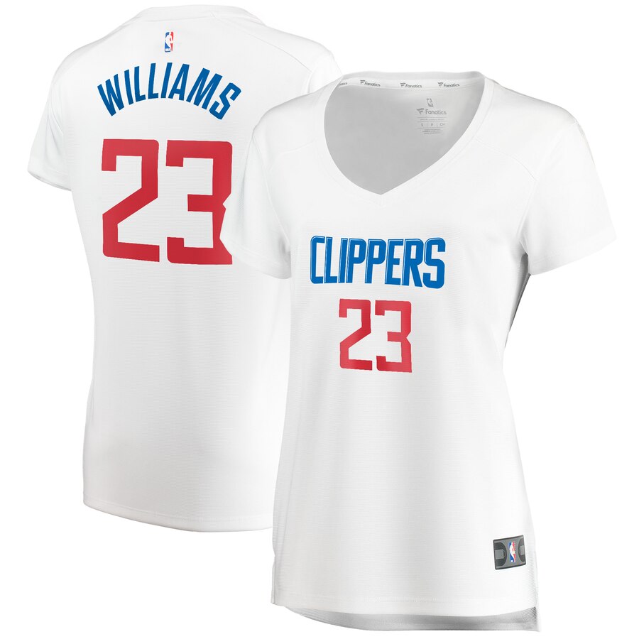 Lou Williams La Clippers Fanatics Branded Women's Fast Break Player Jersey - Association Edition - White