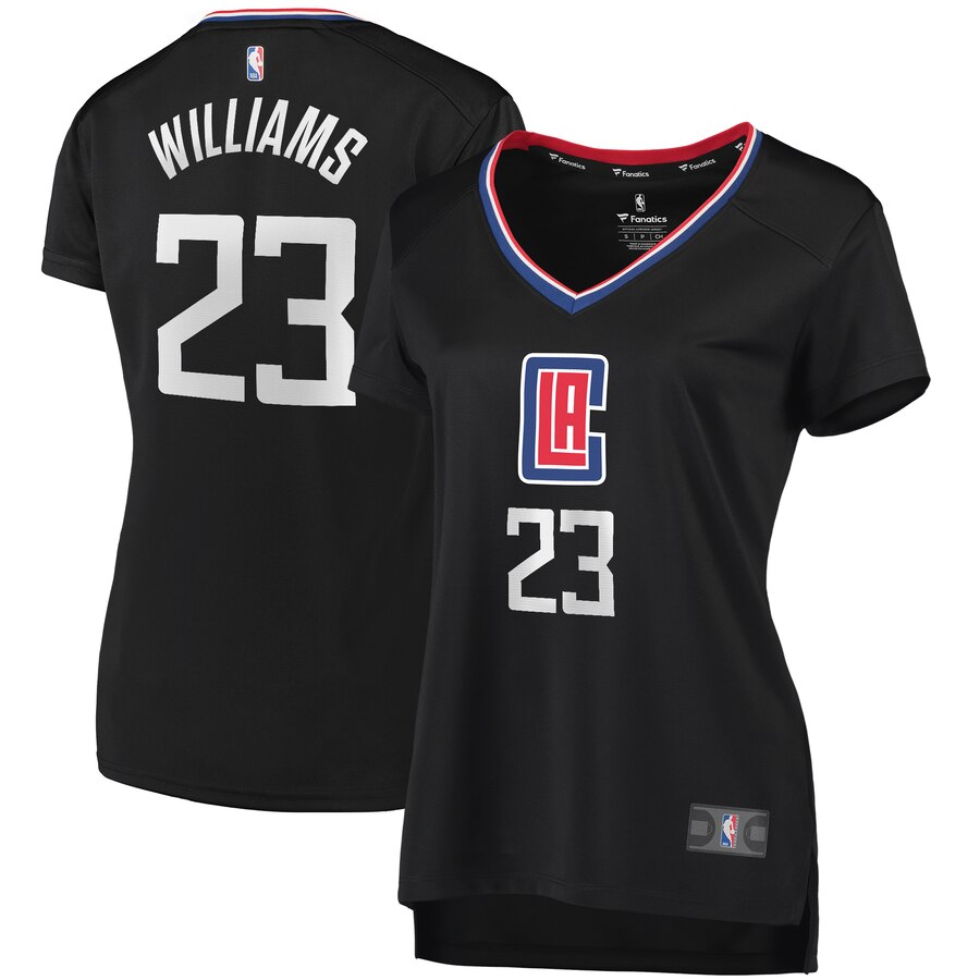 Lou Williams La Clippers Fanatics Branded Women's Fast Break Player Jersey - Statement Edition - Black