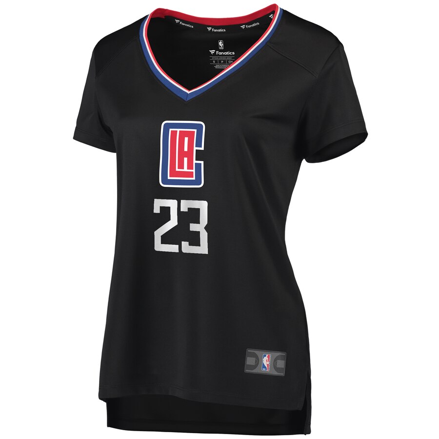 Alternative view of Lou Williams La Clippers Fanatics Branded Women's Fast Break Player Jersey - Statement Edition - Black
