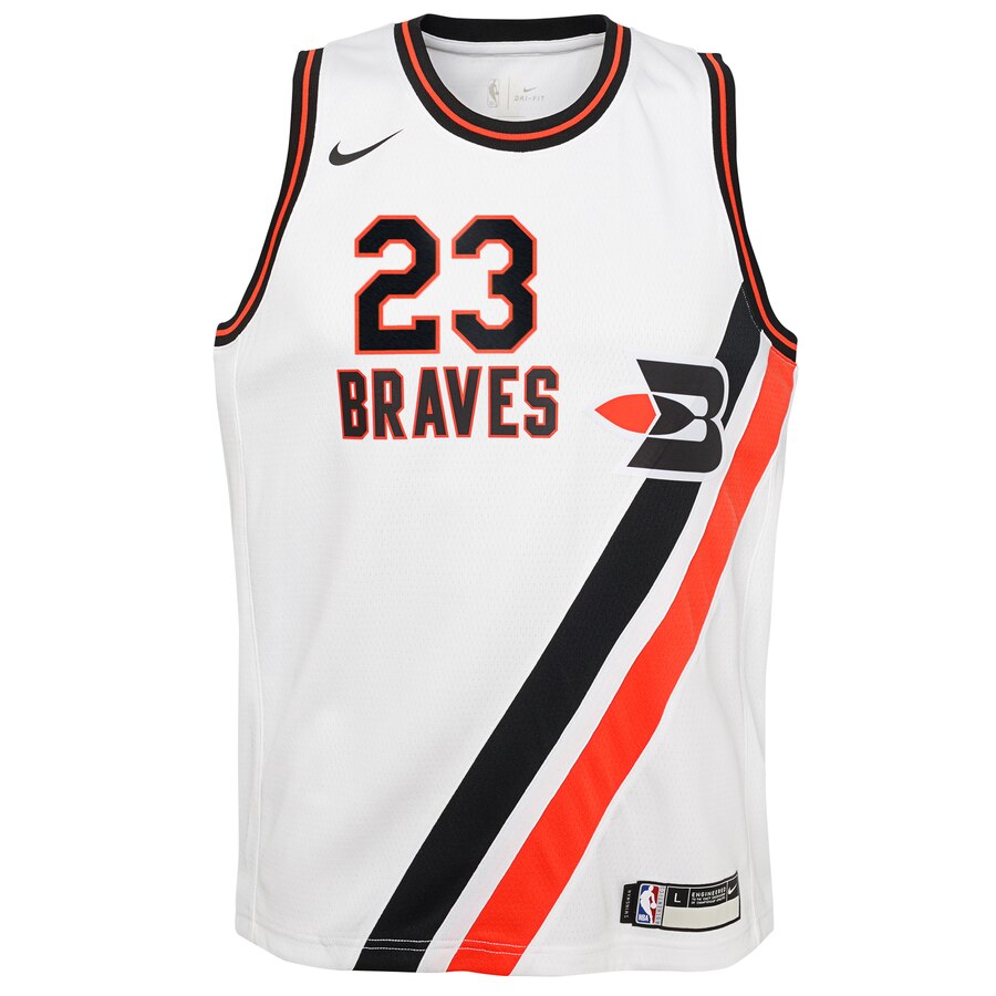 Alternative view of Lou Williams La Clippers Nike Youth Hardwood Classics Swingman Jersey - White
