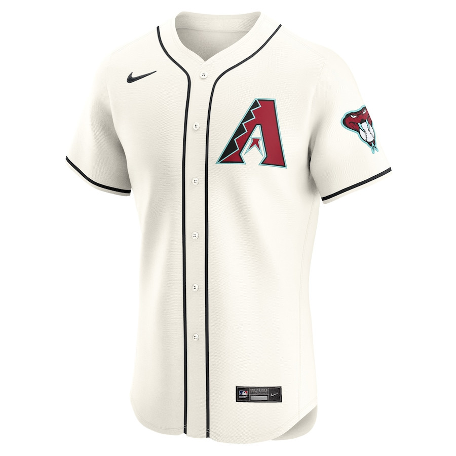 Alternative view of Lourdes Gurriel Jr. 12 Arizona Diamondbacks Home Elite Player Men Jersey - White