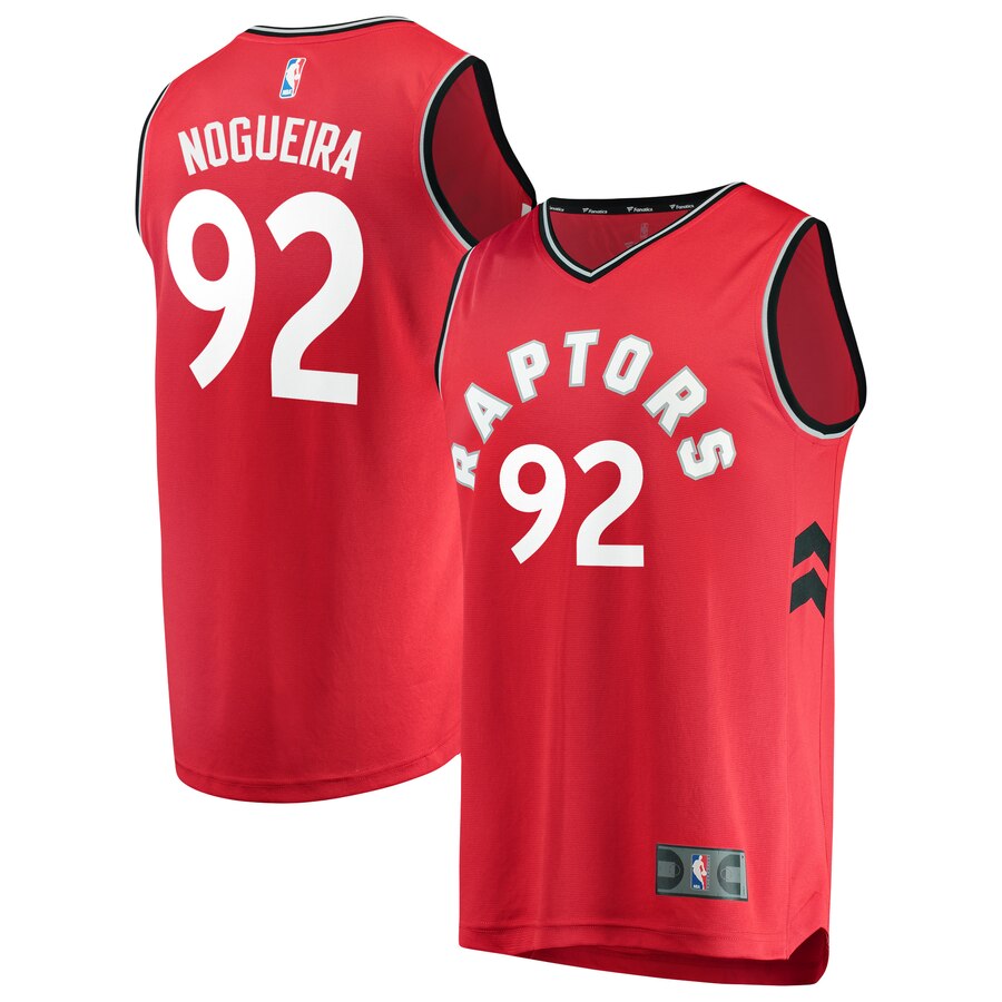 Lucas Nogueira Toronto Raptors Fanatics Branded Fast Break Player Jersey Red - Icon Edition