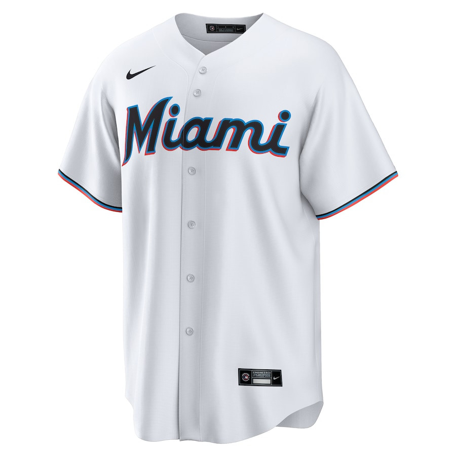 Alternative view of Luis Arraez 3 Miami Marlins Home Men Jersey - White 