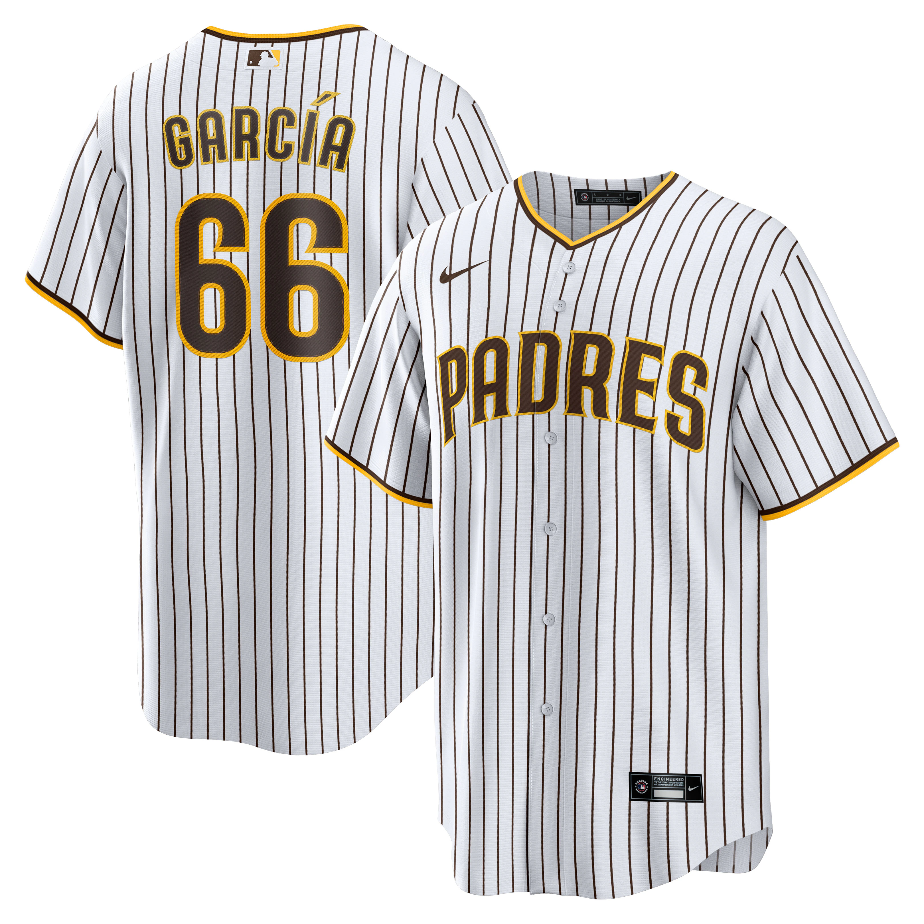 Luis GarcÃƒÆ’Ã‚Â­a San Diego Padres Home Replica Player Jersey - White