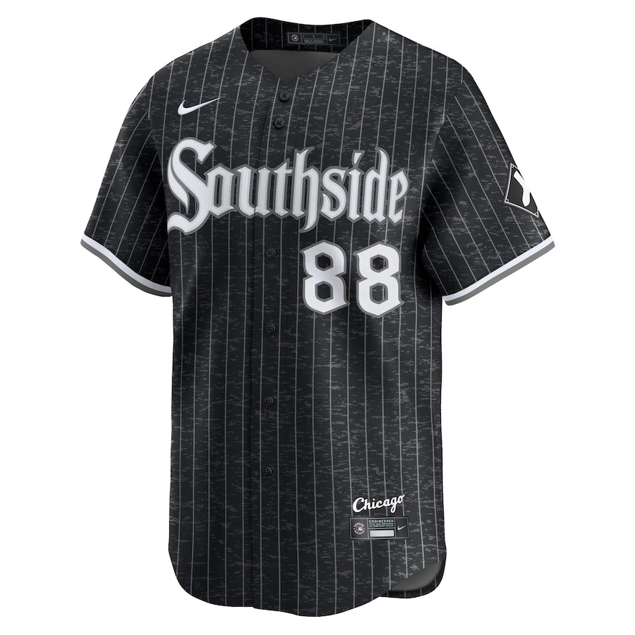 Alternative view of Luis Robert Jr. 88 Chicago White Sox City Connect Limited Player Men Jersey - Black