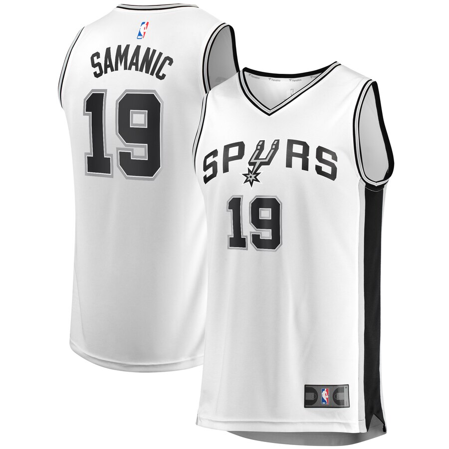 Luka Samanic San Antonio Spurs Fanatics Branded Youth Fast Break Replica Player Jersey - Association Edition - White