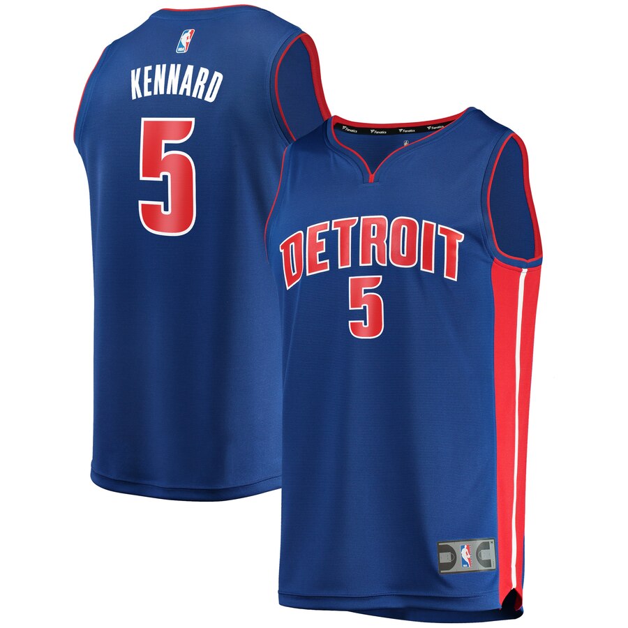 Luke Kennard Detroit Pistons Fanatics Branded Fast Break Replica Player Jersey - Icon Edition - Blue