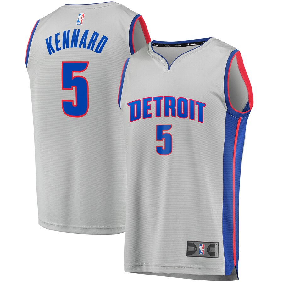 Luke Kennard Detroit Pistons Fanatics Branded Youth Fast Break Replica Player Jersey - Statement Edition - Gray