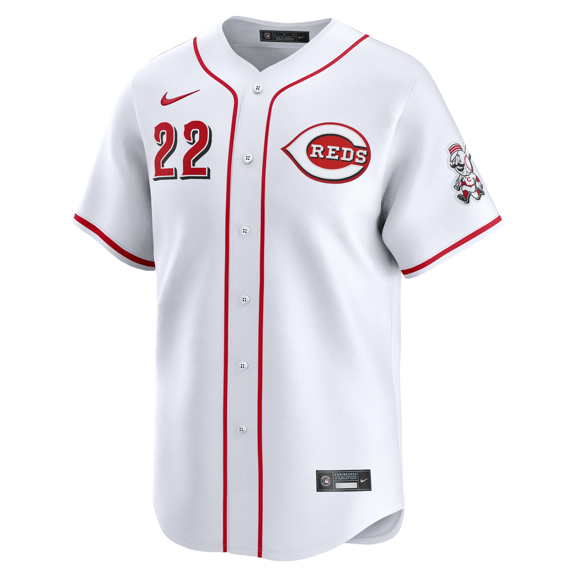Alternative view of Luke Maile Cincinnati Reds Home Limited Player Jersey - White