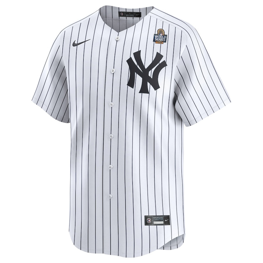 Alternative view of Luke Weaver 30 New York Yankees 2024 World Series Home Limited Player Men Jersey - White 