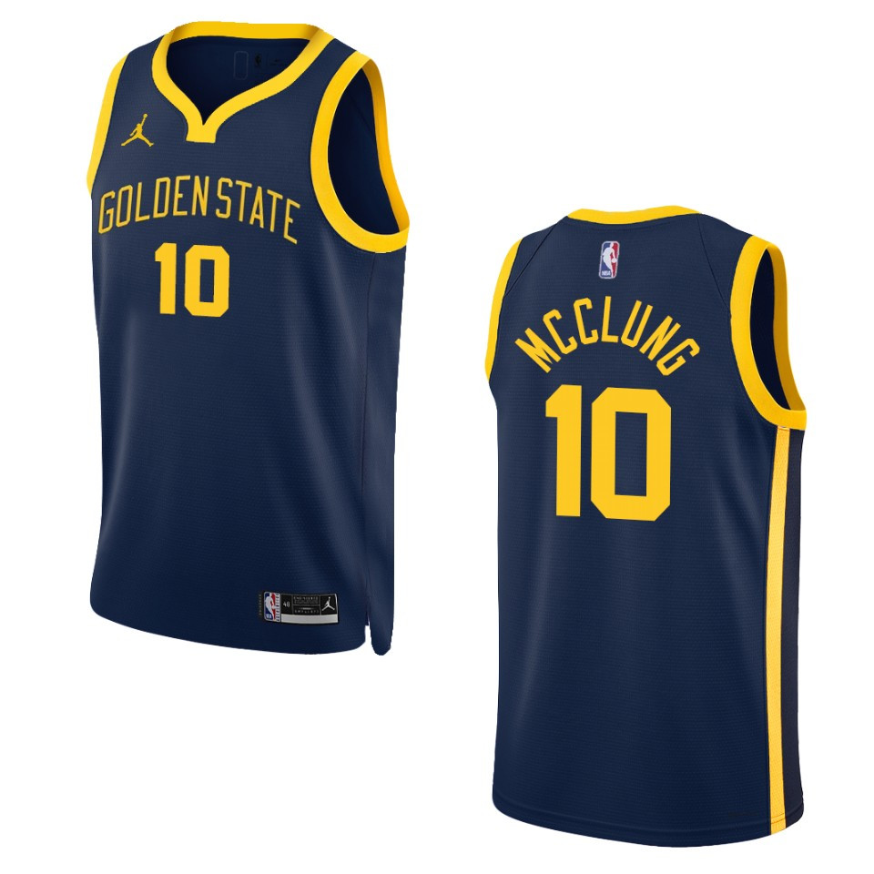 Mac Mcclung Navy Statement Edition 2022-23 Golden State Warriors Swingman Jersey
