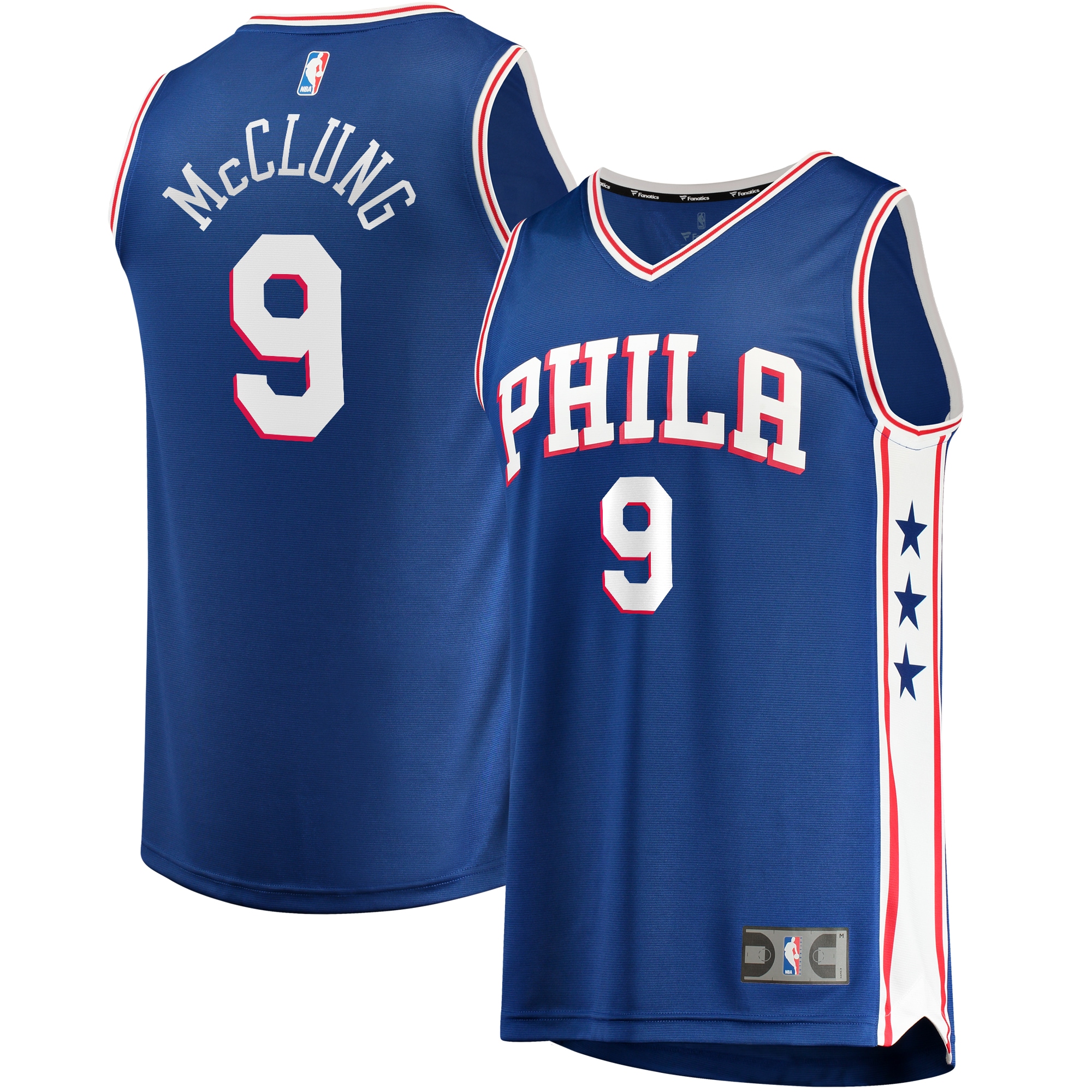 Mac Mcclung Philadelphia 76ers Fanatics Branded Fast Break Player Jersey - Icon Edition - Royal