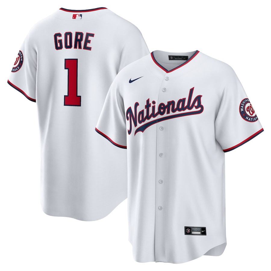 MacKenzie Gore 1 Washington Nationals Home Men Jersey - White - JS725 