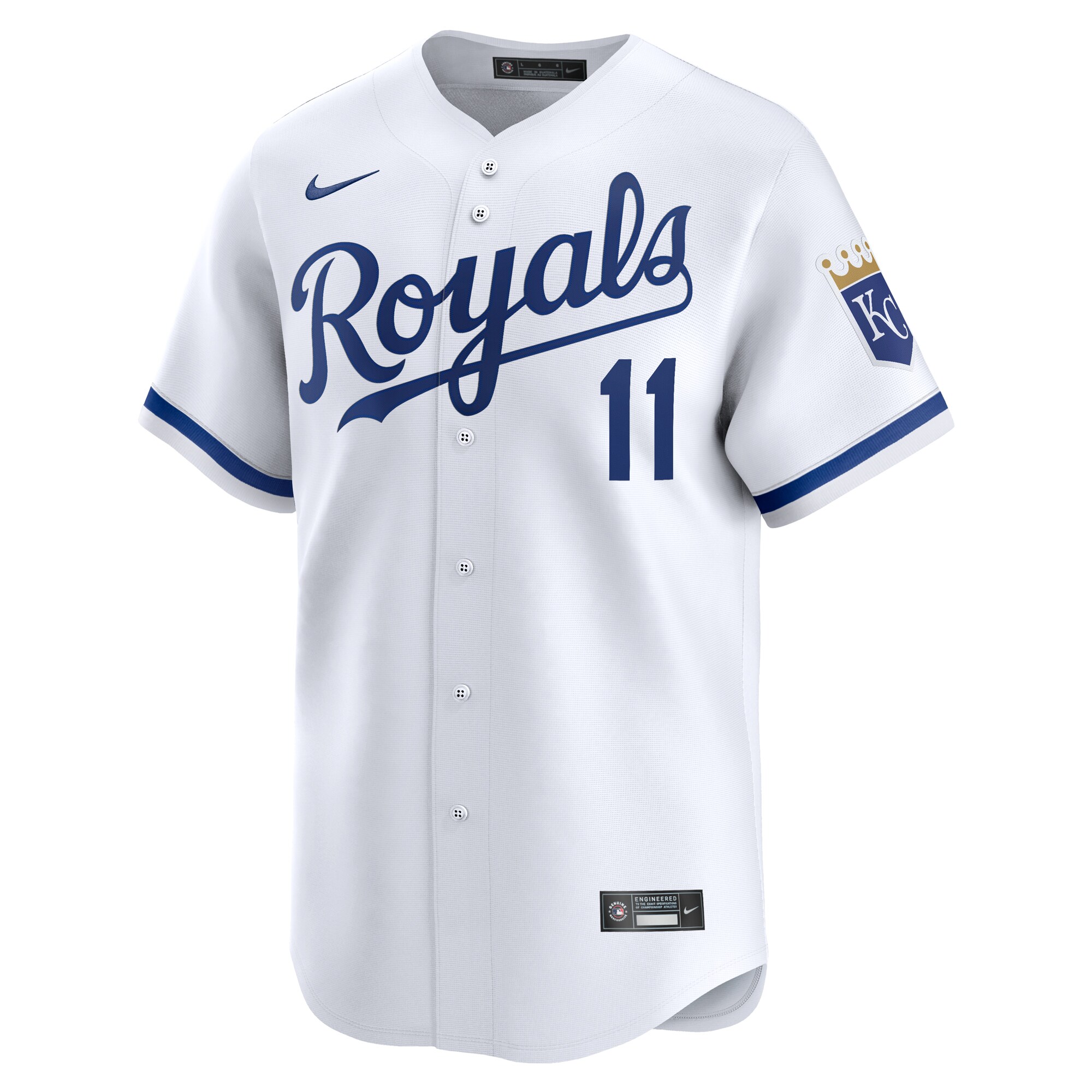 Alternative view of Maikel Garcia Kansas City Royals Home Limited Player Jersey - White