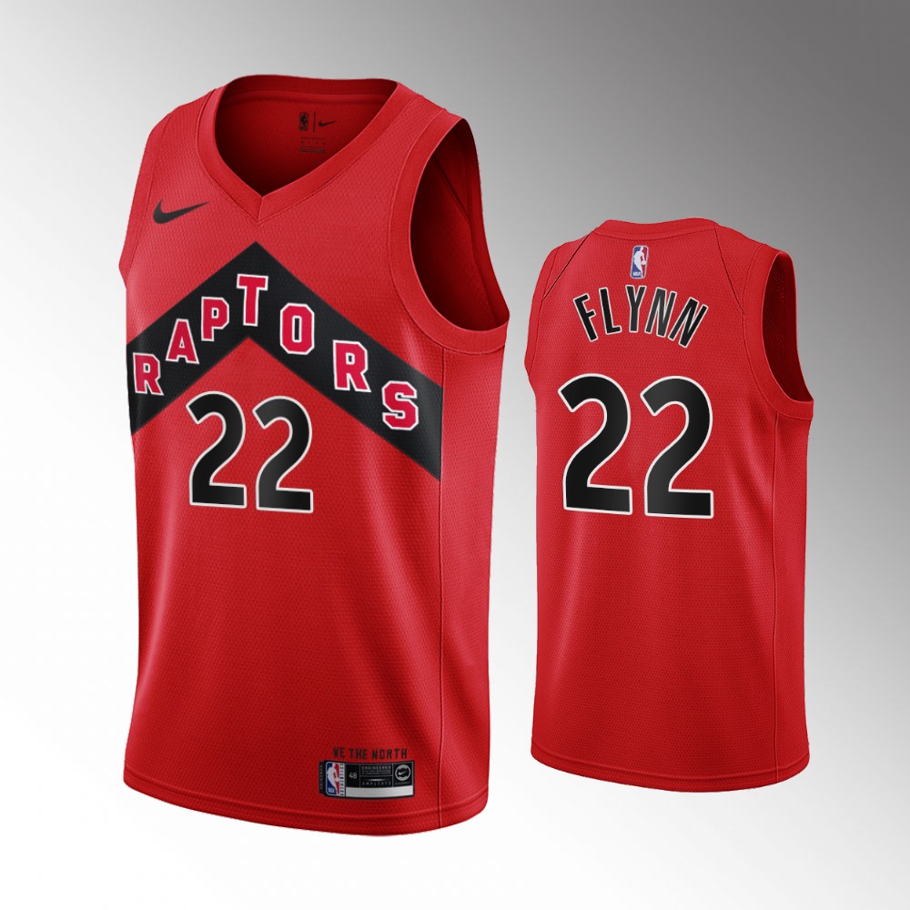 Malachi Flynn Toronto Raptors 2021 Icon Edition Red 2021 Trade Jersey