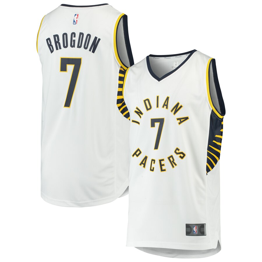 Malcolm Brogdon Indiana Pacers Fanatics Branded Fast Break Replica Player Jersey - Association Edition - White