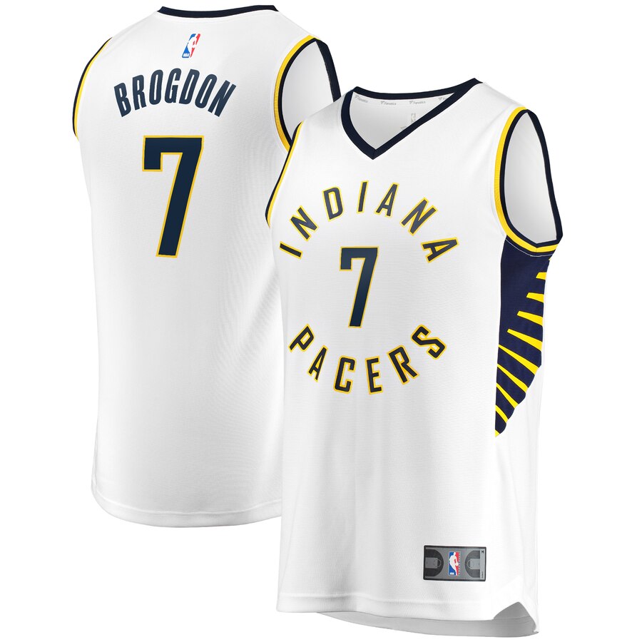 Malcolm Brogdon Indiana Pacers Fanatics Branded Youth Fast Break Replica Jersey White - Association Edition