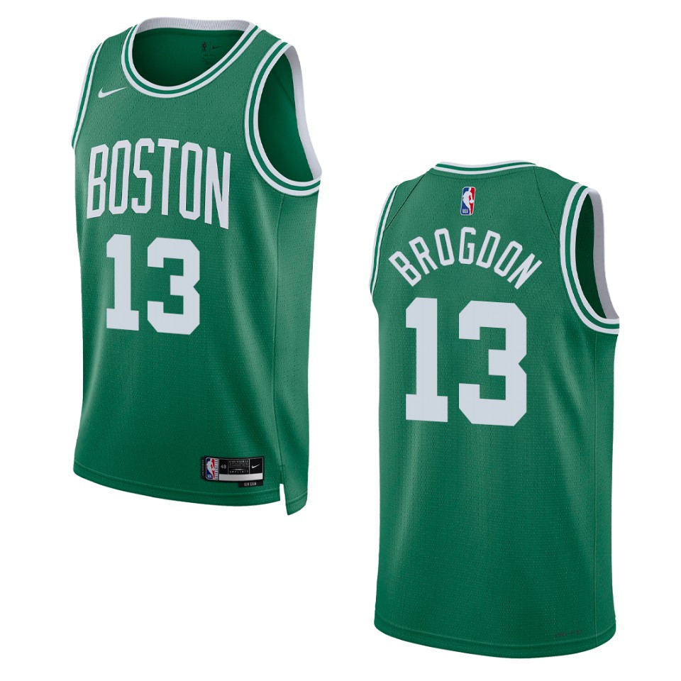 Malcolm Brogdon Kelly Green Icon Edition 2022-23 Boston Celtics Swingman Jersey