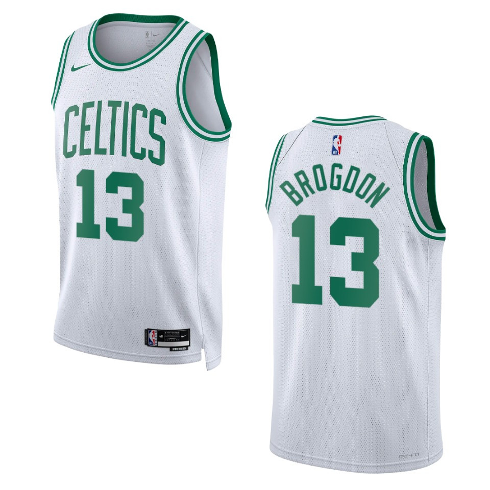 Malcolm Brogdon White Association Edition 2022-23 Boston Celtics Swingman Jersey