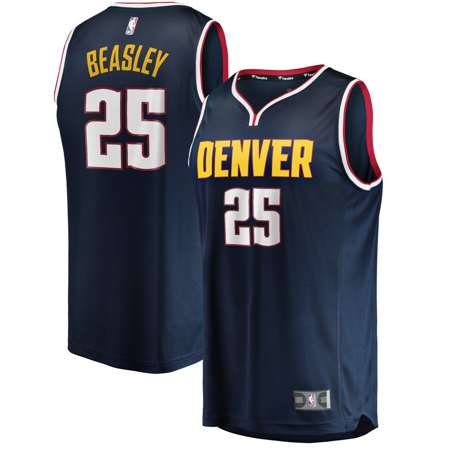 Malik Beasley Denver Nuggets Fanatics Branded Fast Break Player Jersey - Icon Edition - Navy