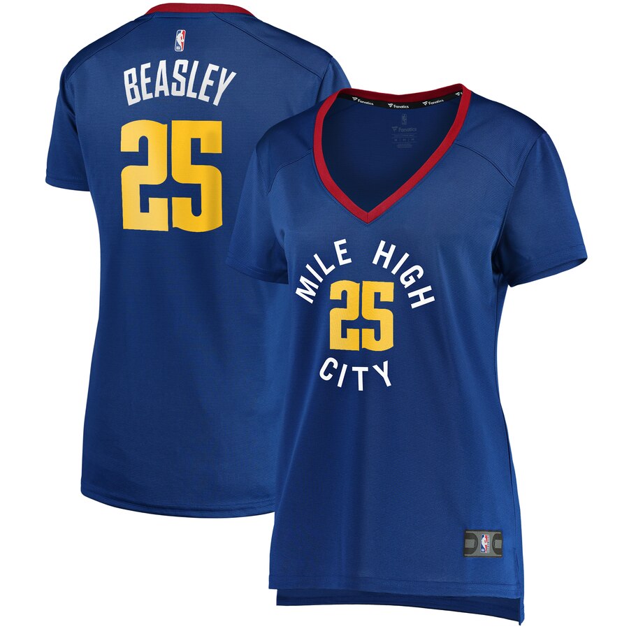 Malik Beasley Denver Nuggets Fanatics Branded Women's Fast Break Player Jersey - Statement Edition - Blue