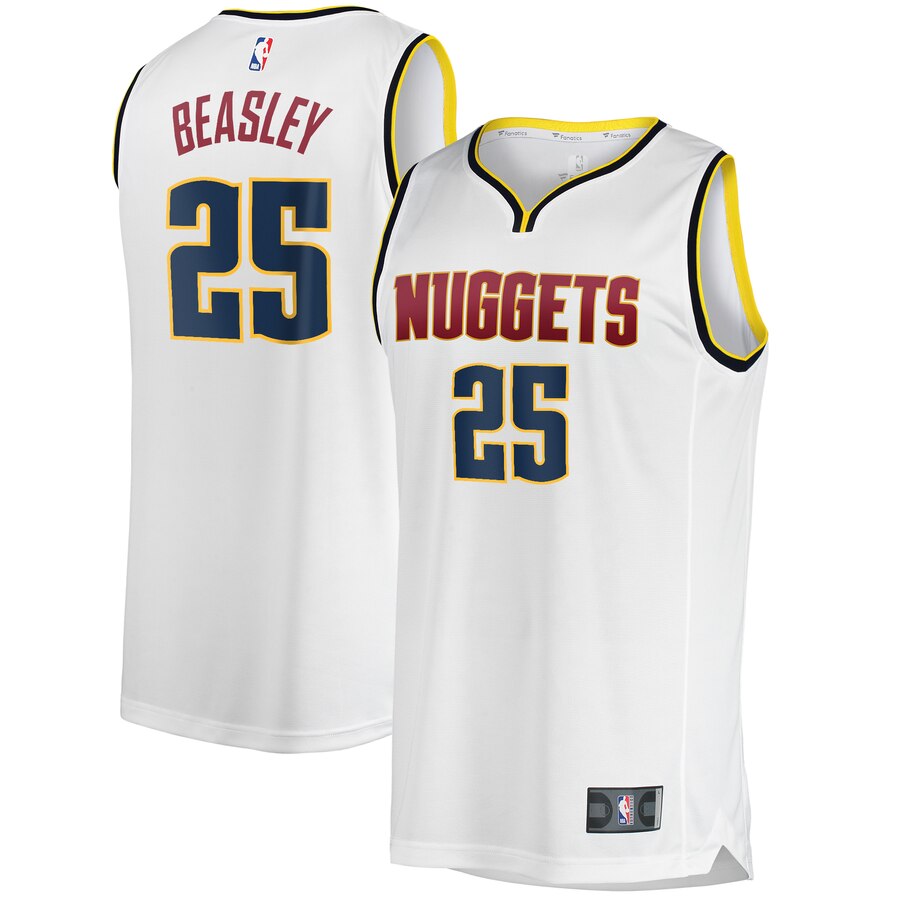 Malik Beasley Denver Nuggets Fanatics Branded Youth Fast Break Player Jersey - Association Edition - White