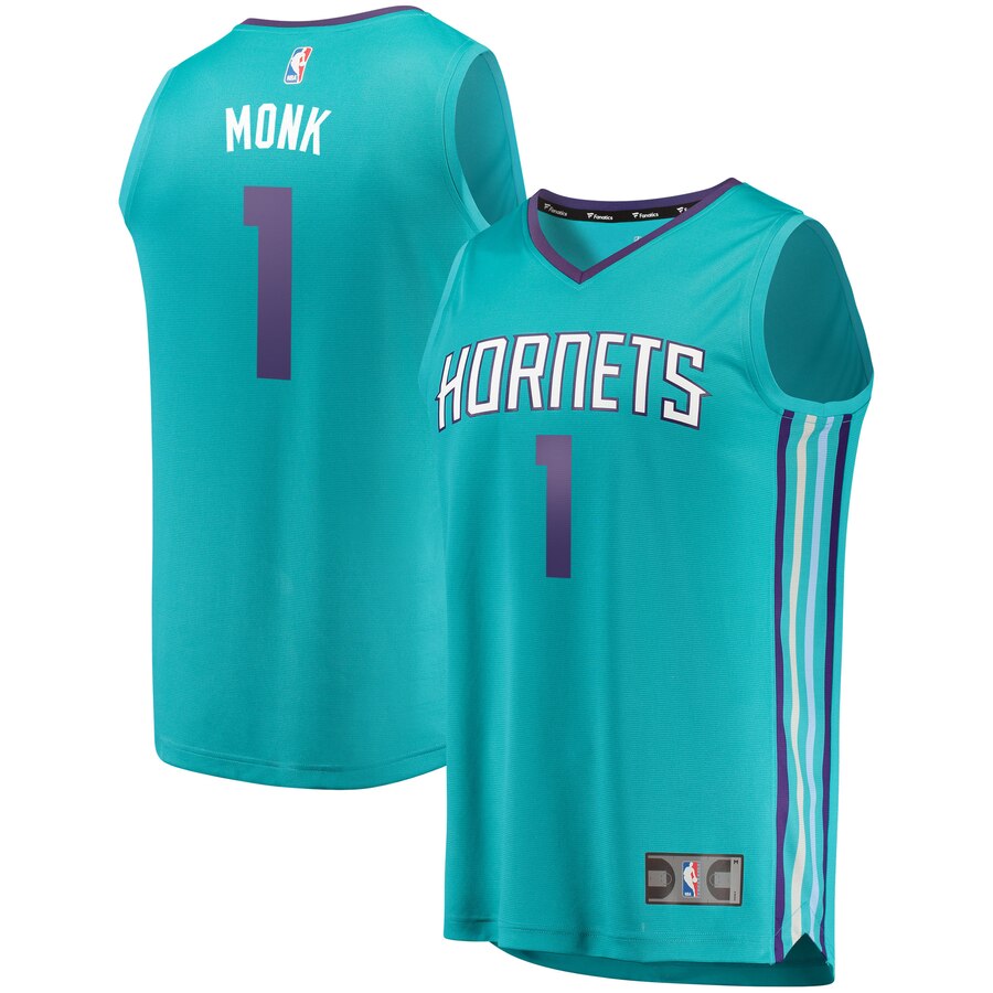 Malik Monk Charlotte Hornets Fanatics Branded Fast Break Replica Jersey Teal - Icon Edition