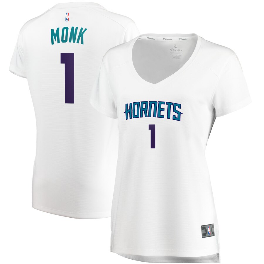 Malik Monk Charlotte Hornets Fanatics Branded Women's Fast Break Replica Player Jersey - Association Edition - White