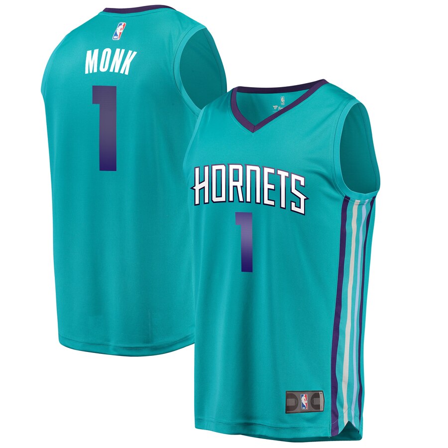 Malik Monk Charlotte Hornets Fanatics Branded Youth Fast Break Replica Jersey Teal - Icon Edition