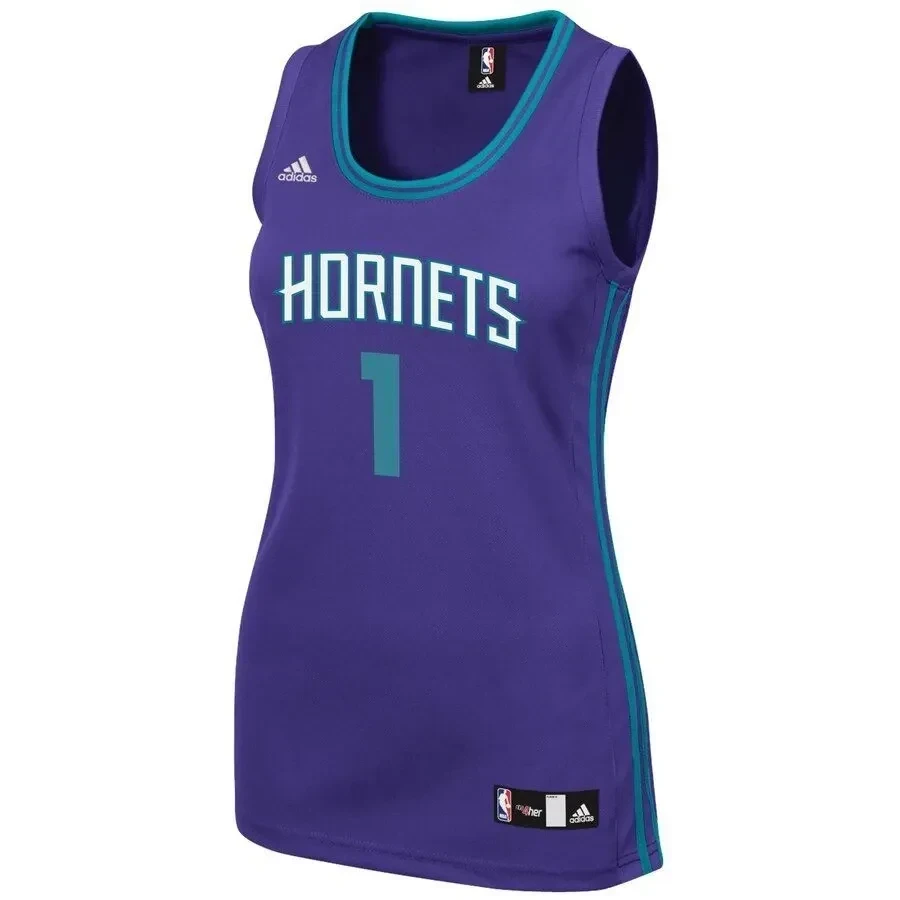 Alternative view of Malik Monk Charlotte Hornets Women's Team Jersey - Purple - JS645 