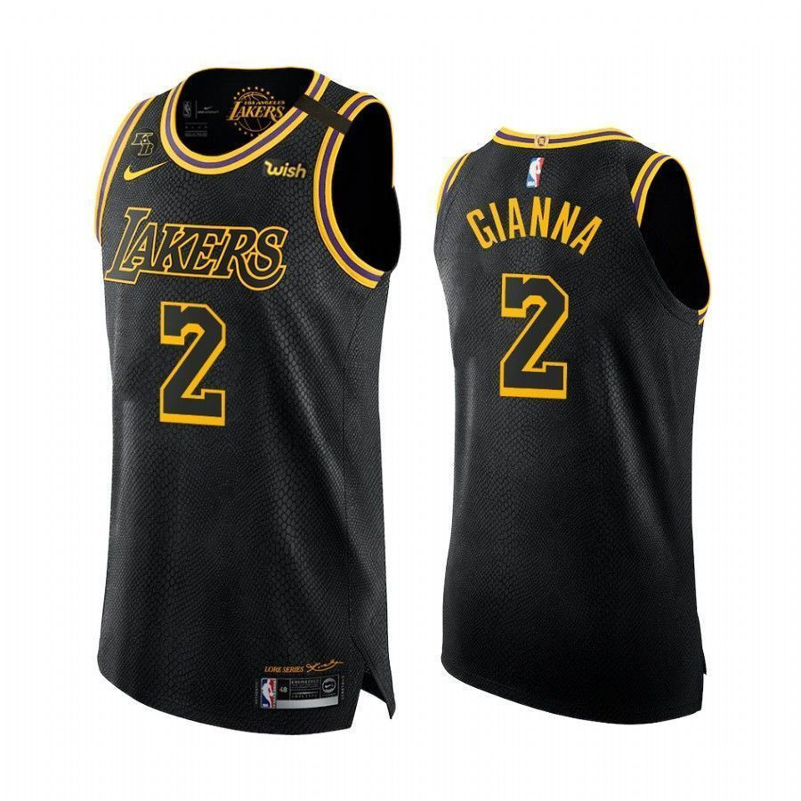 Mamba Forever Gianna Bryant Los Angeles Lakers Black Mamba Inspired 2 Jersey - JS442 