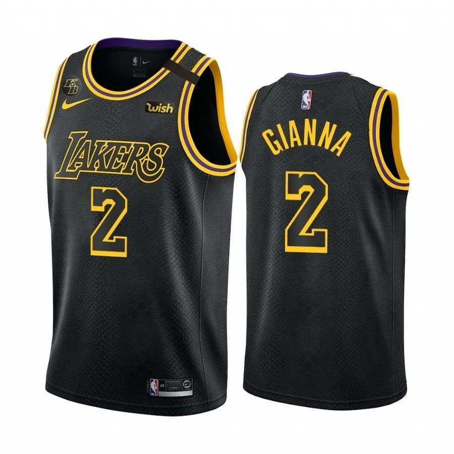 Mamba Forever Gianna Bryant Los Angeles Lakers Black Mamba Inspired Special 2 Jersey - JS851 