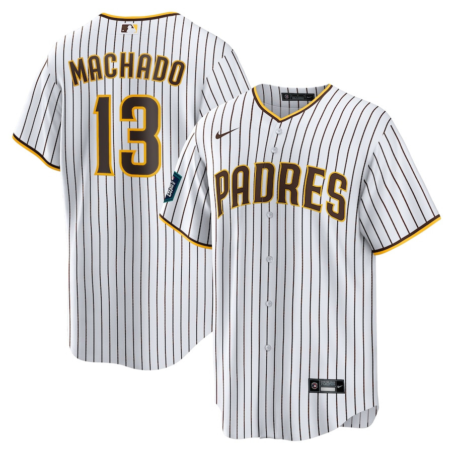 Manny Machado 13 San Diego Padres 2024 MLB World Tour Seoul Series Home Player Men Jersey - White 