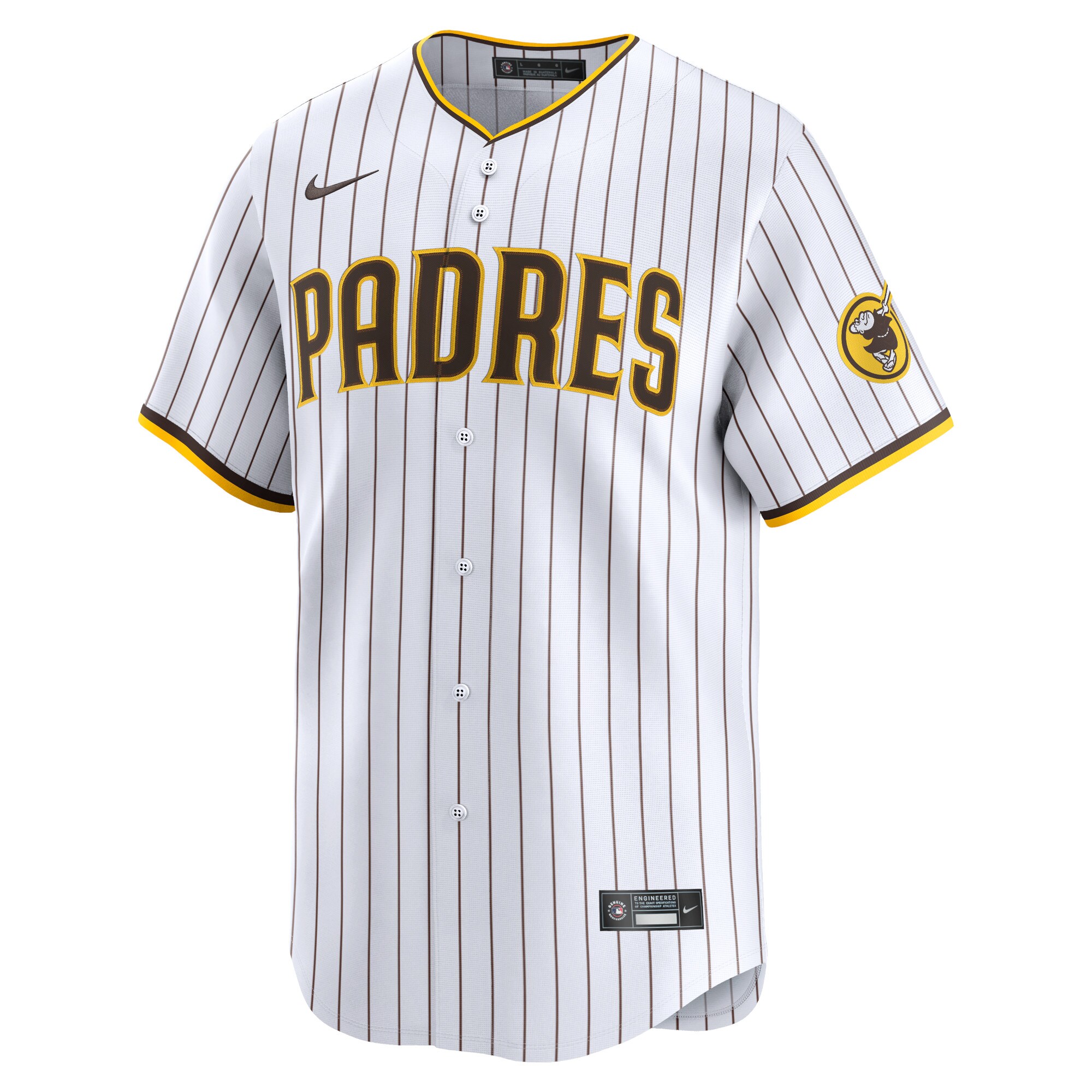 Alternative view of Manny Machado San Diego Padres Home Limited Player Jersey - White
