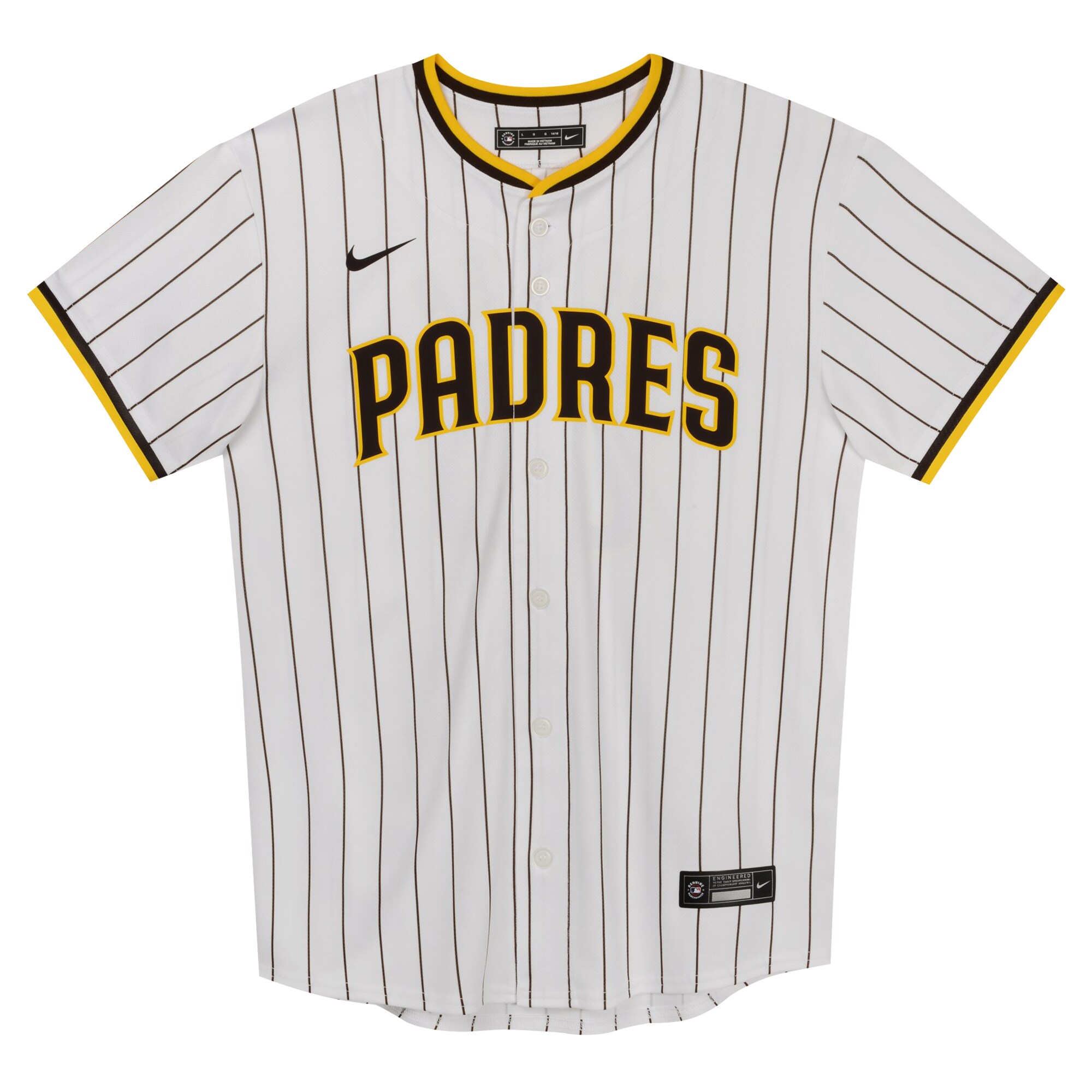 Alternative view of Manny Machado San Diego Padres Preschool Home Game Jersey - White