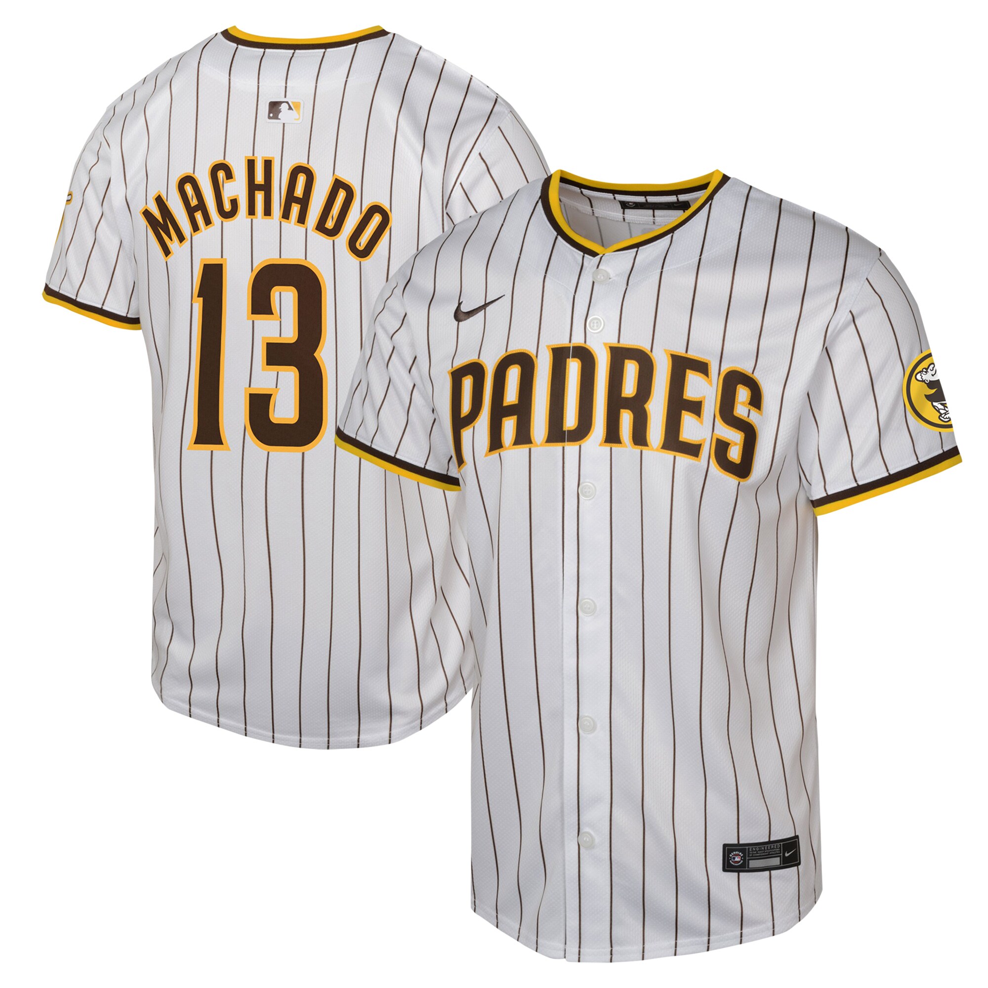 Manny Machado San Diego Padres Youth Alternate Limited Player Jersey - Sand