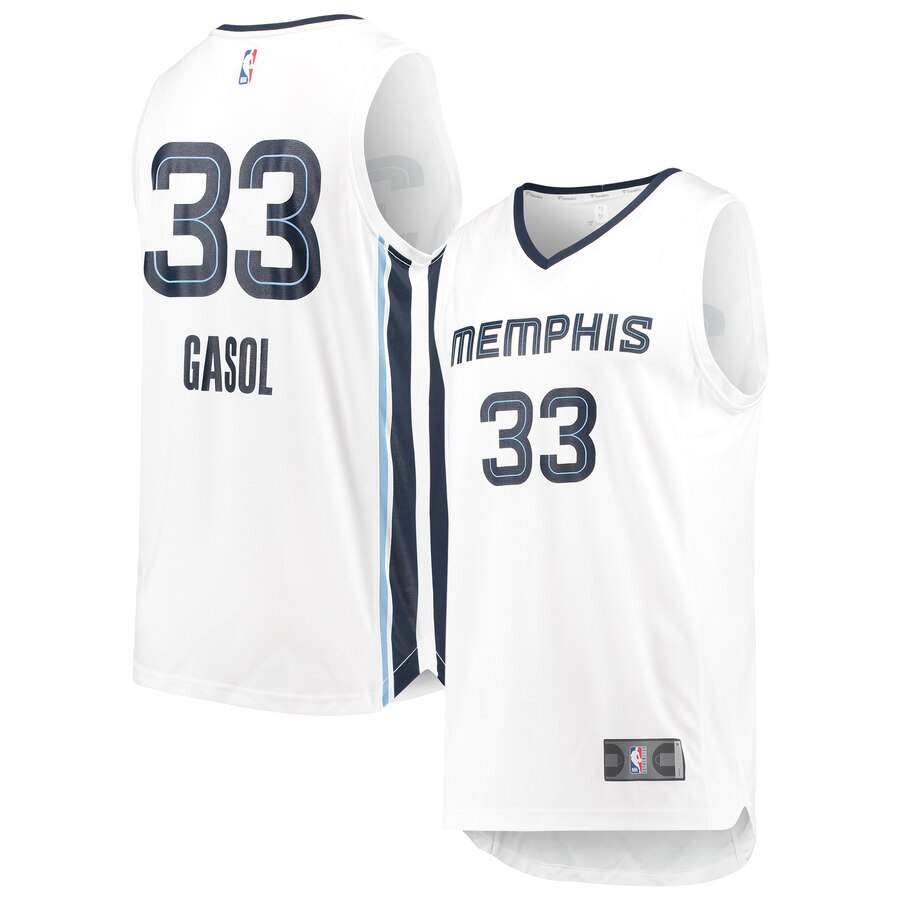 Marc Gasol Memphis Grizzlies Fanatics Branded Fast Break Replica Jersey - Association Edition - White