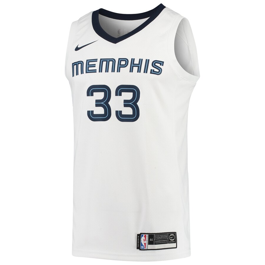 Alternative view of Marc Gasol Memphis Grizzlies Swingman Jersey - White