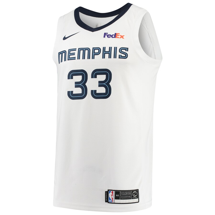 Alternative view of Marc Gasol Memphis Grizzlies Swingman Player Jersey - Association Edition - White