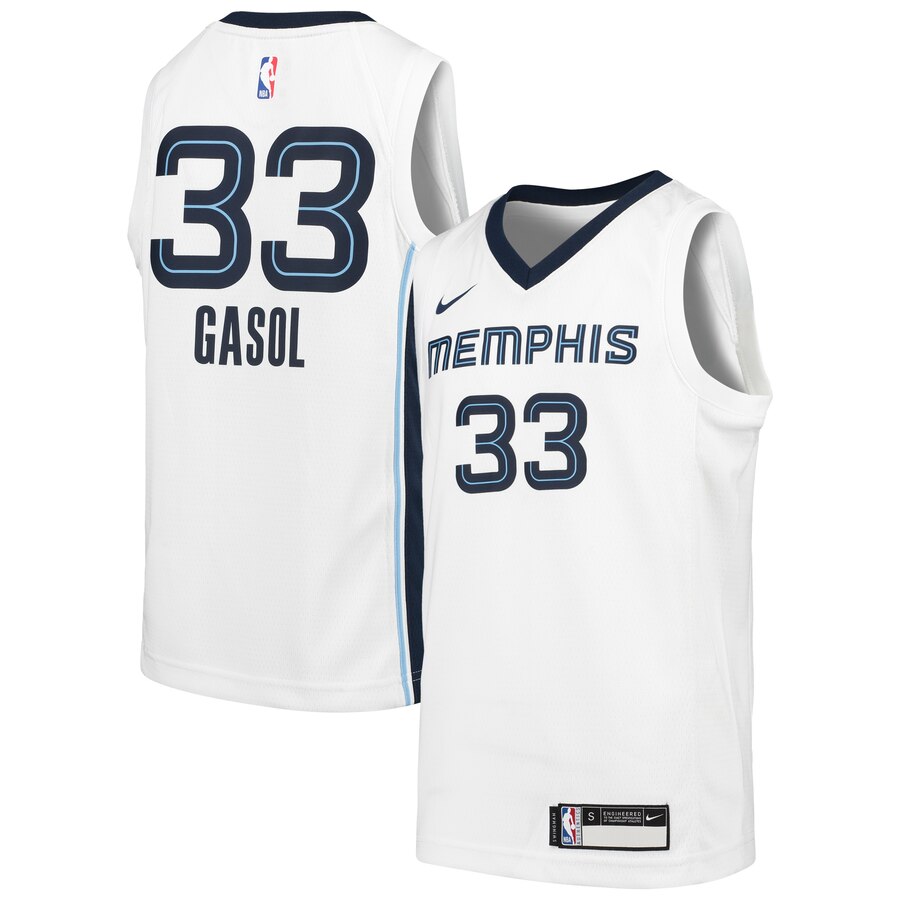 Marc Gasol Memphis Grizzlies Youth Swingman Jersey - Association Edition - White
