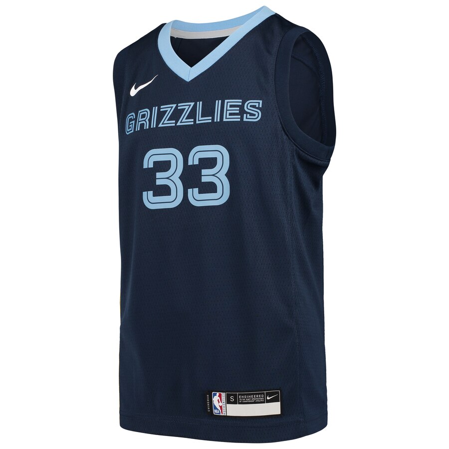 Alternative view of Marc Gasol Memphis Grizzlies Youth Swingman Jersey - Navy