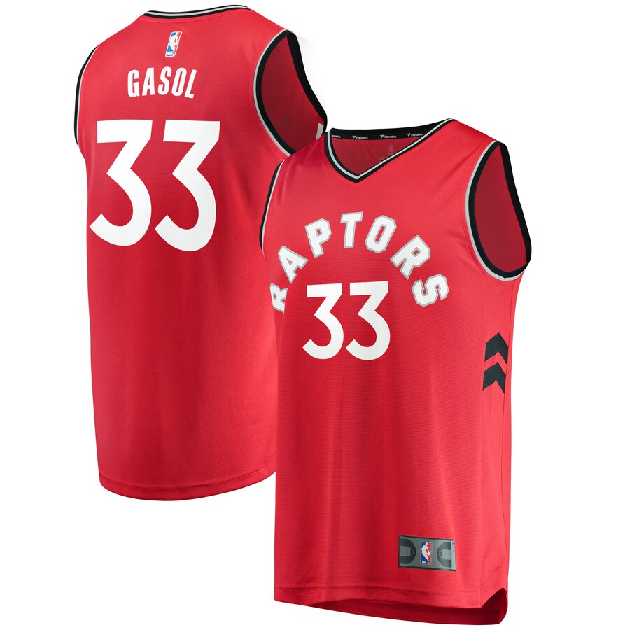 Marc Gasol Toronto Raptors Fanatics Branded Fast Break Replica Jersey - Icon Edition - Red